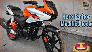 Hero Ignitor Modified look  Ignitor Bike Full Modified  Bike Lovers [upl. by Adnwahsor]