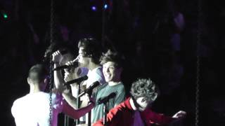 One Direction  LG Arena view from Showdeck  Moments [upl. by Ennirok]