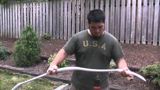 The Hobbit Inspired Elven PVC Horsebow 4045 Pounds Part 2 [upl. by Omik]