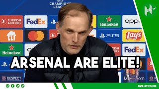 Arsenal are ELITE but lack EXPERIENCE  Thomas Tuchel on Arsenals current level following UCL exit [upl. by Malamud519]