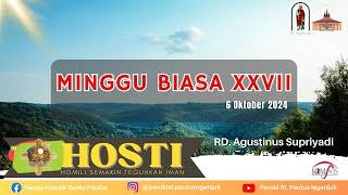 Hosti Misa Minggu Biasa XXVII [upl. by Crystie432]