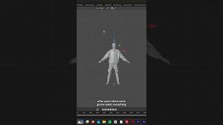 Easy rigging in blender shorts animation rig tutorial architecture gaming [upl. by Vinson]