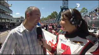 Marcos Ambrose interviewed by Briony Ingerson at the V8 Supercar Telstra 500 Homebush Sydney [upl. by Ataner]