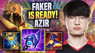 FAKER IS READY TO PLAY AZIR  T1 Faker Plays Azir MID vs Heimerdinger  Season 2022 [upl. by Eileme]