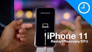 iPhone 11 amp 11 Pro how to force restart recovery mode DFU mode etc [upl. by Theda]