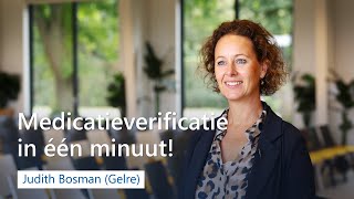 Judith Bosman van Gelre ziekenhuizen over medicatieverificatie via het portaal [upl. by Ahcrop]