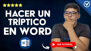 Cómo Hacer un TRÍPTICO en Word e Imprimirlo  ​🖨️​ Aprende a Diseñar Trípticos Bonitos ​🖨️​ [upl. by Schnurr731]