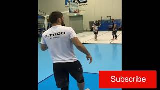 Khabib Nurmagomedov Javier Mendez amp Omar Dagestan Basketball 2 [upl. by Hamforrd93]