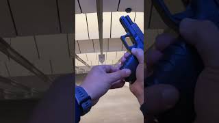 Glock 19 gen3 vs Paper target glock19 indoorshootingrange [upl. by Elimac]