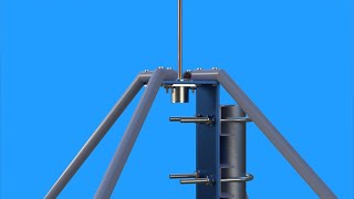 RF ANTENNA DESIGNS GROUND PLANE ANTENNA140 MHz up to 150 MHz [upl. by Eelymmij]