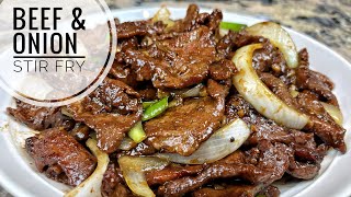 Beef And Onion Stir Fry ｜Tender And Juicy Beef [upl. by Jeniffer676]