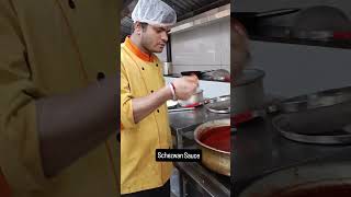 Schezwan sauce recipe hotel food tandoorchef chefing chefking cheflife chef [upl. by Melda543]