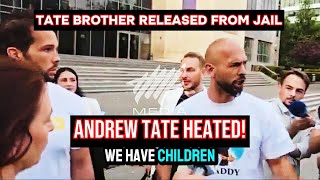 Andrew Tate HEATED after getting released from JAIL  andrewtate [upl. by Einej]