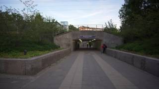 Sweden Stockholm Farsta Strand train station KONE elevator  going down [upl. by Cacia]