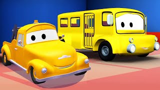 Tom de takelwagen Nederlands 🚗 Lily de bus 🚗 Autostad 🚗 Takelwagen Cartoons voor kinderen [upl. by Lupien]