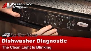 Whirlpool Dishwasher Repair  Clean Light Blinking  Heater [upl. by Sieber]