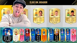 EL IMPOSIBLE FUT DRAFT ENTRE FIFA 16 vs FIFA 17 [upl. by Nelloc]