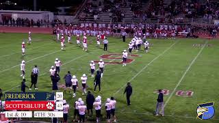 Frederick High School at Scottsbluff High School Varsity Football [upl. by Airdnas885]