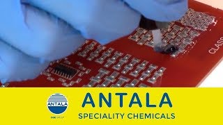 Aplicación Conformal coating  Electrolube Antala Industria [upl. by Pebrook693]