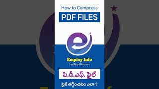 How to compress PDF File Size  easily Compress PDF File pdffiles compresspdf viralshorts shorts [upl. by Leumek]