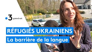 Les réfugiés ukrainiens confrontés à la barrière de la langue [upl. by Arihaz]