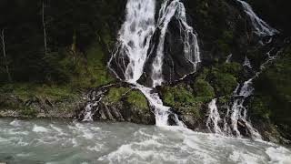 Wandern in Österreich im Defereggental  Drohne  Dronefootage  4K UHD HDR [upl. by Ynafets604]