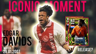 efootball EPIC YOUNG EDGAR DAVIDS DMF CARD  RELEASED 🤔 PES [upl. by Ledda390]