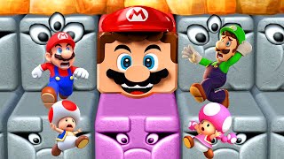 Mario Party 10  Brothers Minigames  Mario vs Toad vs Toadette vs Luigi [upl. by Rihana]