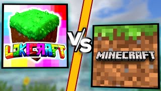 ComparisonMinecraft Vs Lokicraft 😱 [upl. by Nnylyam]