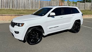 Arctic white 2018 Jeep Grand Cherokee Laredo 4x4 Blackwhite 36L V6 [upl. by Stannwood]