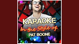 Bernadine In the Style of Pat Boone Karaoke Version [upl. by Mallis]