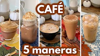 CAFÉ 5 recetas deliciosas y fáciles ☕️🍂😍 AbrilDoesMakeup ♡ [upl. by Debee497]