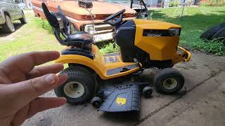 Buying a Cub cadet XT2 lx46 on marketplace for Cheap BIG PROBLEMS [upl. by Novad]