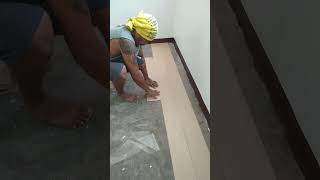 vinylshortinstallation of vinyl tiles adhesive [upl. by Iramohs]