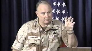 Gen Schwarzkopfs Famed News Conference [upl. by Yendor]