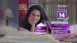 Mederma PM AcneScar Cream  TVC Hindi  Visibly reduces acne scars in 14 nights [upl. by Ssidnac]