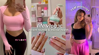 life vlog ୨୧ daily routine 7AM mornings mental health amp vlogmas update [upl. by Dusa]