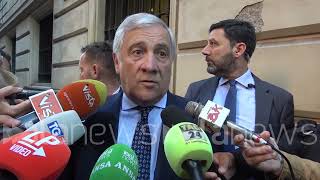 Dossieraggio Tajani quotProteggere dati sono risorsa importantissimaquot [upl. by Elehcar]