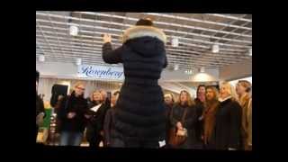 Flash mob opera in Norwegian shopping mall [upl. by Neltiac]