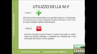 MATEMATICA FINANZIARIA LEZIONE 1 [upl. by Nedak404]