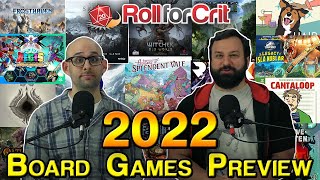 Our Most Anticipated Board Games of 2022 [upl. by Ahsilaf]