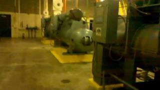 ammonia refrigeration compressor room [upl. by Roswald533]