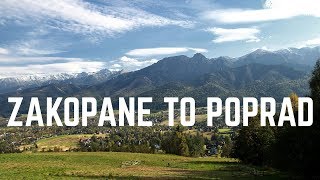 Driving from Zakopane Poland to Poprad Slovakia  GoPro [upl. by Grory237]