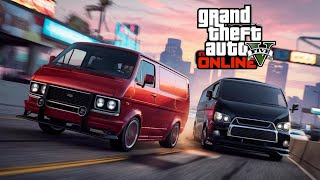 INSEGUIMENTO TRA FURGONI CHI AVRA LA MIGLIORE  GTA5 ONLINE [upl. by Alleyn]