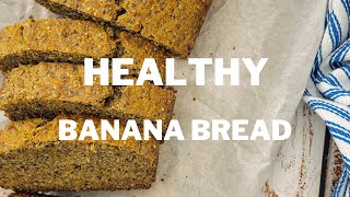 HEALTHY BANANA BREAD RECIPE [upl. by Ennoid]