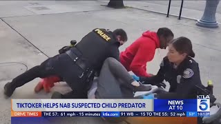 TikToker helps capture suspected child predators in Southern California [upl. by Berstine197]