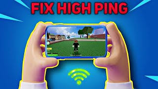 how to fix ping in ROBLOX mobile devices  2022 [upl. by Wardlaw58]