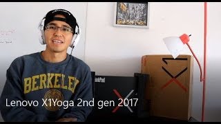 Lenovo X1Yoga 2nd Gen 2017 unboxing and hardware quick glance [upl. by Llemij547]