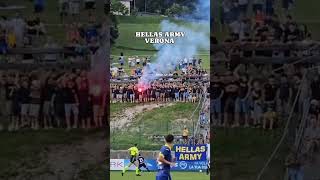 Tifosi Hellas Verona a Rovereto  Supporto Incredibile per la Squadra [upl. by Kaz115]