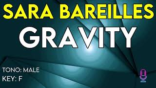 Sara Bareilles  Gravity  Karaoke Instrumental  Male [upl. by Eiboj]